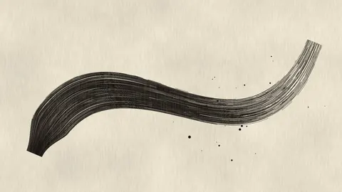 Sumi Sweep, abstract desktop wallpaper