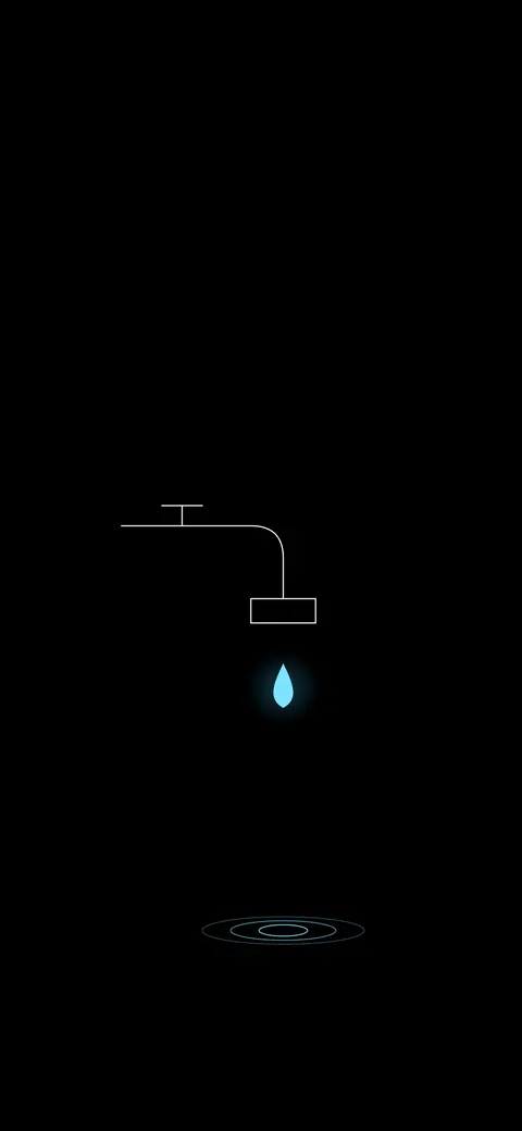 Dripping Tap, amoled phone wallpaper