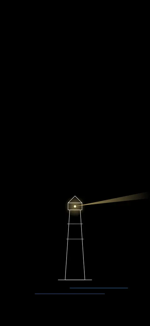 Lighthouse Beam, amoled phone wallpaper