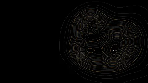 Contours, amoled desktop wallpaper
