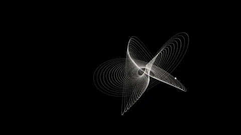 Harmonograph, amoled desktop wallpaper