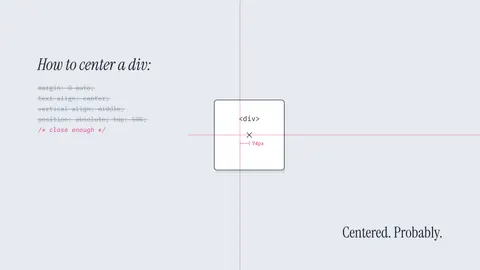 How to Center a Div, developer desktop wallpaper