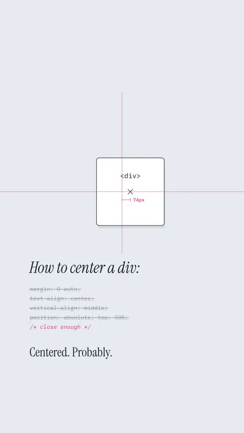 How to Center a Div, developer phone wallpaper