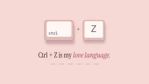 Ctrl + Z Is My Love Language, developer desktop wallpaper