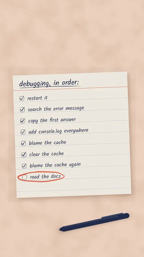 Debugging, in Order, developer phone wallpaper