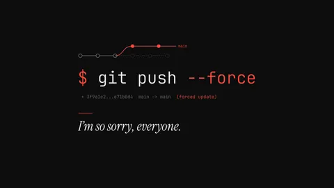 Force Push (Sorry), developer desktop wallpaper