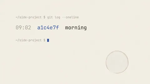 Git Log (Light), duo desktop wallpaper