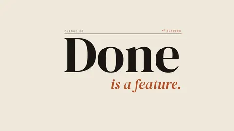 Done Is a Feature, productivity desktop wallpaper