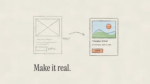 Make It Real, productivity desktop wallpaper