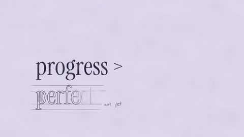 Progress > Perfect, productivity desktop wallpaper