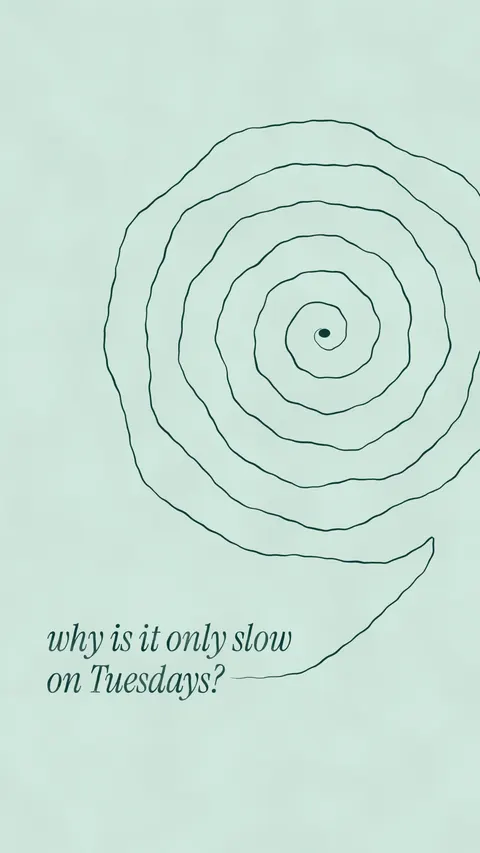 Only on Tuesdays, productivity phone wallpaper