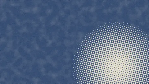 Halftone Sun, minimal desktop wallpaper