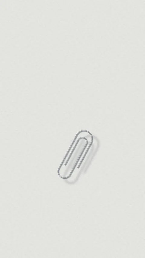 Paperclip, minimal phone wallpaper