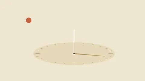 Sundial, minimal desktop wallpaper