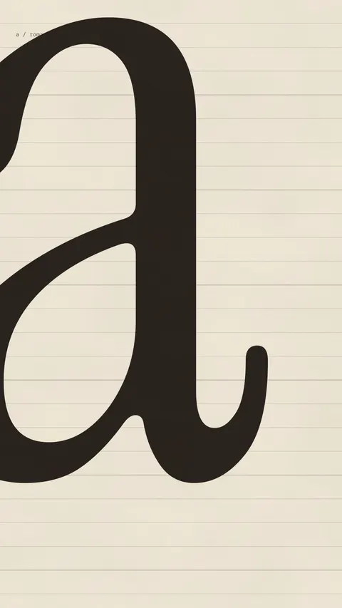 Lowercase A (phone), typography phone wallpaper