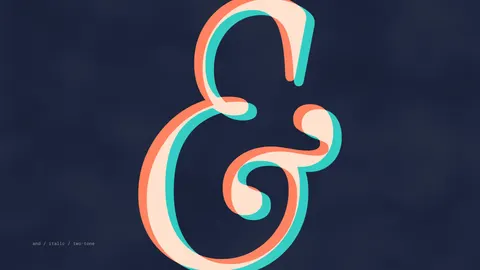 Ampersand (desktop), typography desktop wallpaper