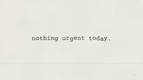 Nothing Urgent Today (desktop), typography desktop wallpaper